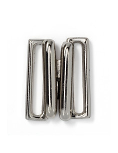 Clips maillot de bain métal Carré - Argent 2