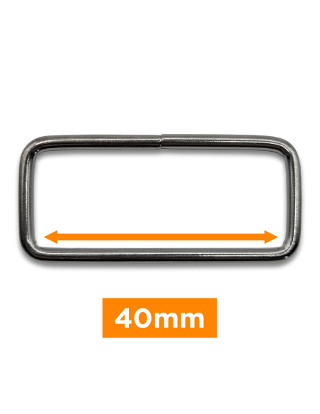 Boucle rectangulaire - Canon de fusil 40 mm