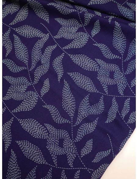 Tissu twill viscose Lulu - Indigo