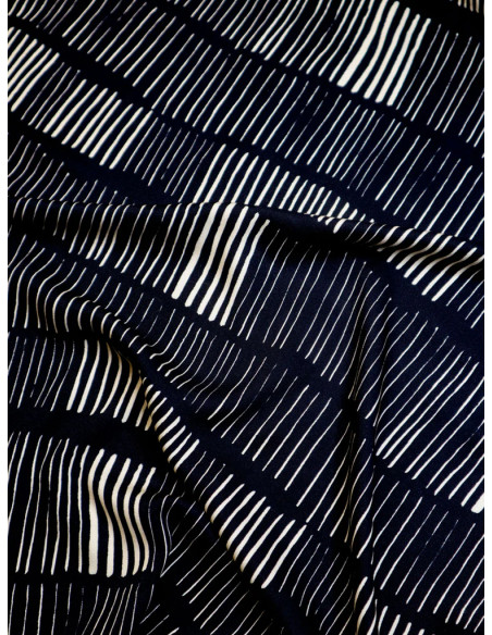 Tissu twill viscose - Sticks