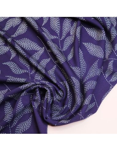 Tissu twill viscose Lulu - Indigo