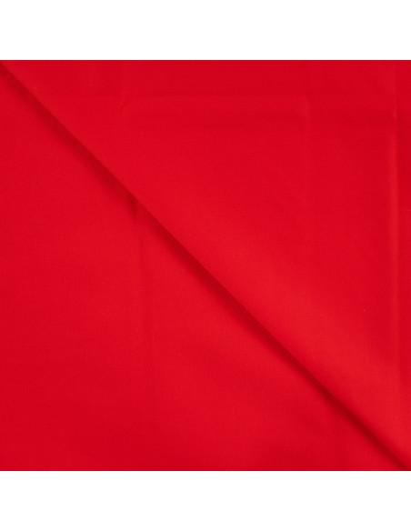 Tissu twill toile de travail - Rouge