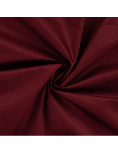 Tissu twill toile de travail - Lie de vin