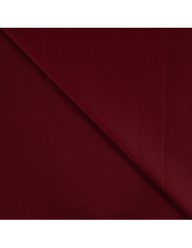 Tissu twill toile de travail - Lie de vin