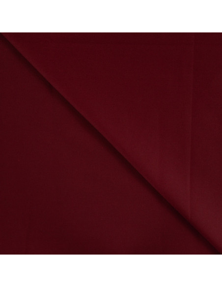 Tissu twill toile de travail - Lie de vin