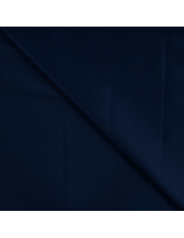 Tissu twill toile de travail - Bleu marine