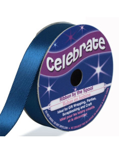 Ruban satin Celebrate bleu marine - 13 mm x 6 mètres