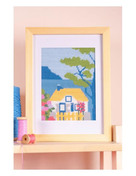 Kit canevas Pénélope motif la chaumière
