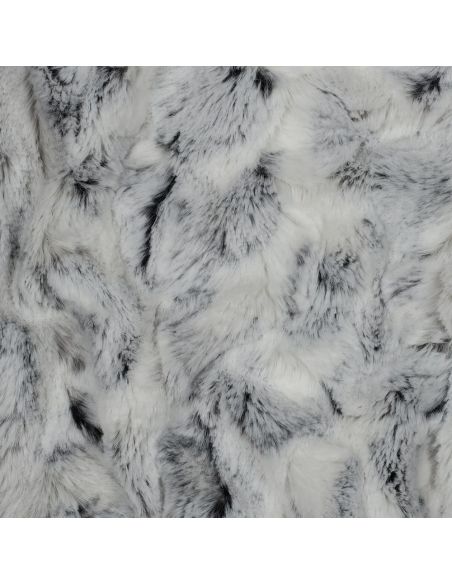 Tissu fausse fourrure animal - Lynx des neiges