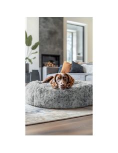 Tissu fausse fourrure animal - Lynx des neiges 2