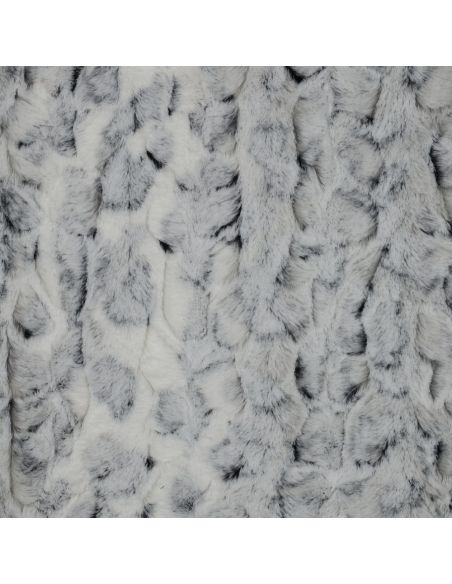 Tissu fausse fourrure animal - Lynx des neiges