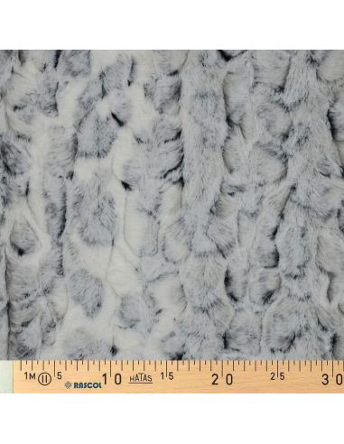 Tissu fausse fourrure animal - Lynx des neiges