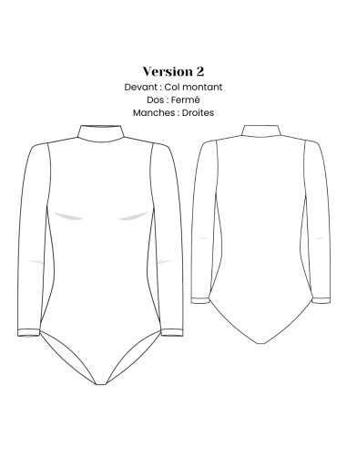 Patron de body - Sora - Lise Tailor