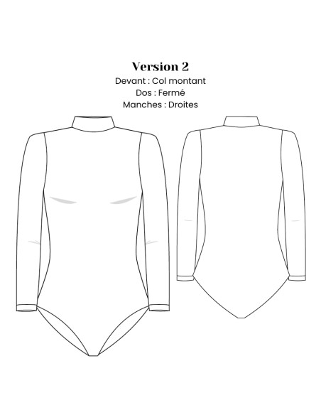 Patron de body - Sora - Lise Tailor