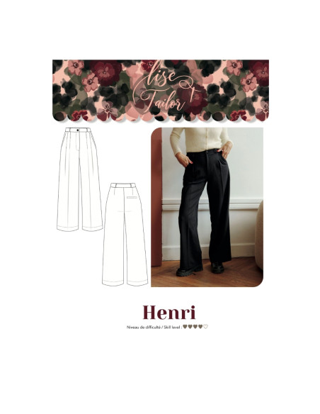 Patron de pantalon - Henri - Lise Tailor