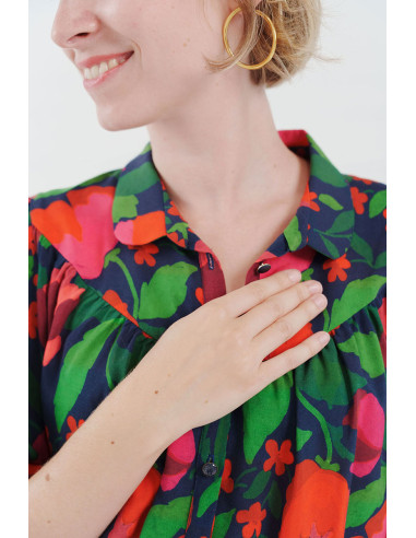 Tissu viscose La Roseraie - Lise Tailor