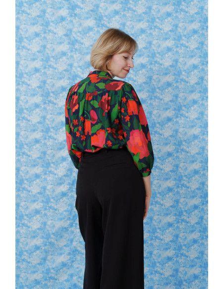 Tissu viscose La Roseraie - Lise Tailor