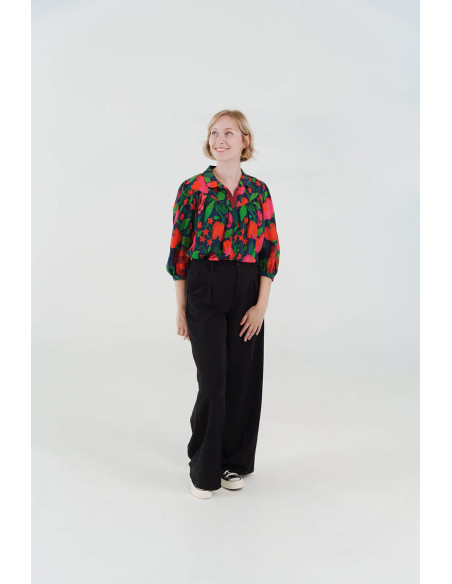 Tissu viscose La Roseraie - Lise Tailor