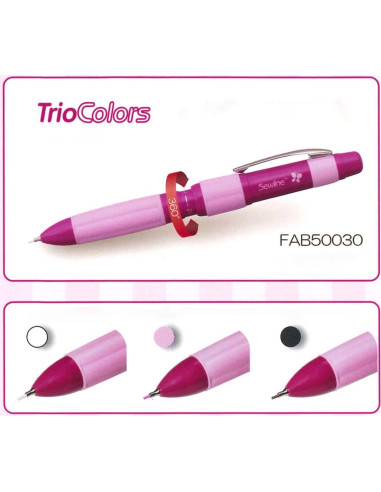 Crayon craie porte-mines TrioColors 3 en 1 Sewline