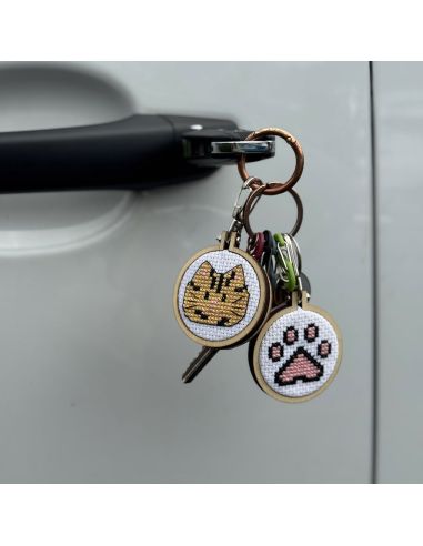 Mini kit broderie point de croix - Faits l'un pour loutre!