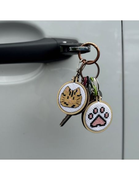 Mini kit broderie point de croix - Faits l'un pour loutre!