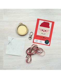 Mini kit broderie point de croix - Ho Ho Ho! 2