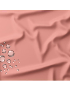 Tissu toile imperméable pour ciré - Thé rose
