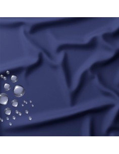 Tissu toile imperméable pour ciré - Bleu marine