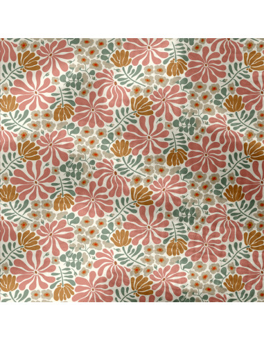 Tissu double gaze imprimé - Bomini