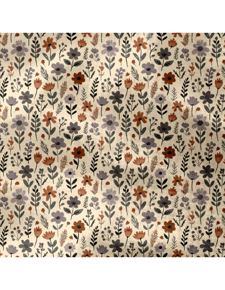 Tissu double gaze imprimé - Maddy