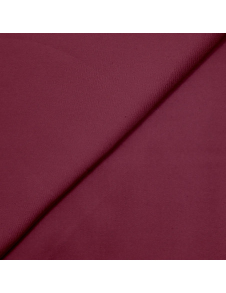 Tissu twill de viscose lourd - Bordeaux