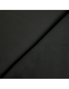 Tissu twill de viscose lourd - Noir