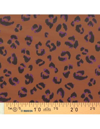 Tissu toile imperméable pour ciré - Fauve