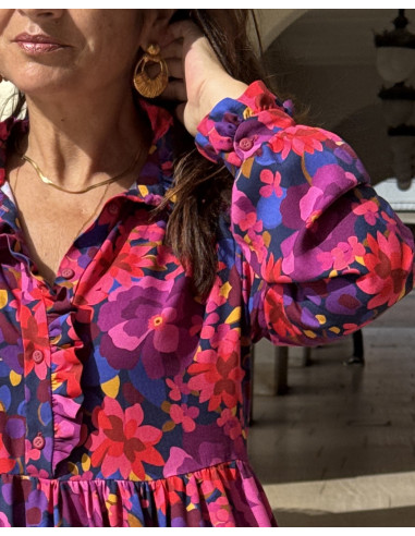 Patron de blouse-robe Albane - Clématisse Pattern