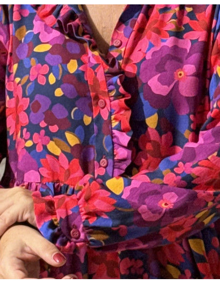 Patron de blouse-robe Albane - Clématisse Pattern