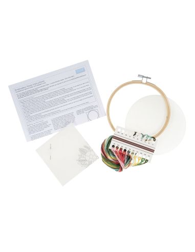 Kit Broderie Point De Croix Singer Coton 14 Points - 150x200 Points, 26x36 Cm Prêt à L'Emploi