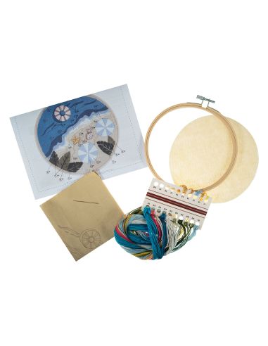 Kit broderie - Plage