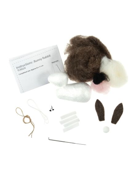 Kit de feutrage à l'aiguille - Lapin