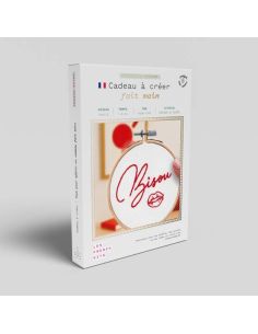 Kit broderie French'kits - Bisou 2