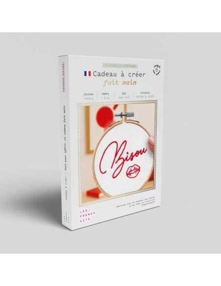 Kit broderie French'kits - Bisou