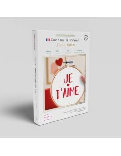 Kit broderie French'kits - Je t'aime 2