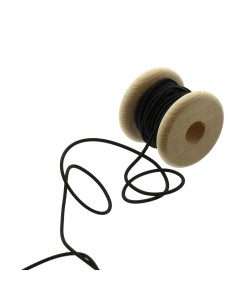 Cordon élastique 2,30 mm - Noir