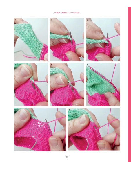 Livre guide expert chaussettes au tricot