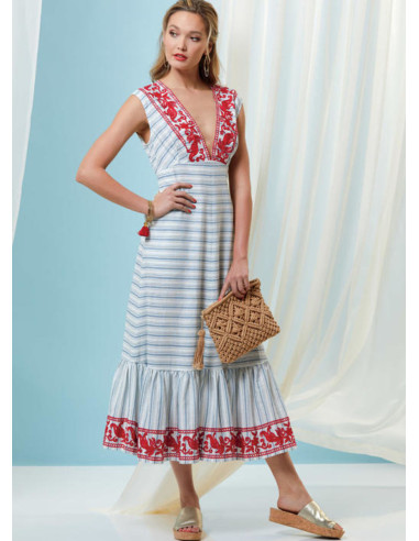 Patron de robe - Vogue 9311