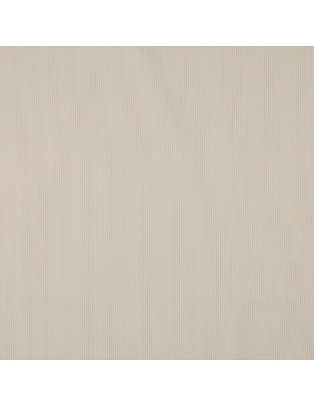 Tissu jersey coton maille fine côtelé - Sable