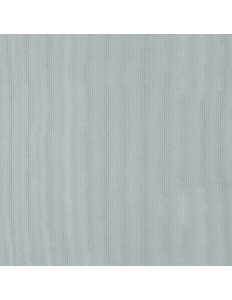Tissu jersey coton maille fine côtelé - Gris argent