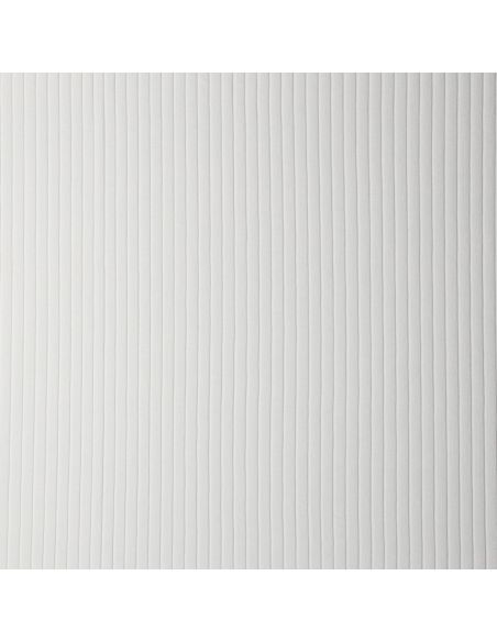Tissu jersey coton léger côtelé - Écru