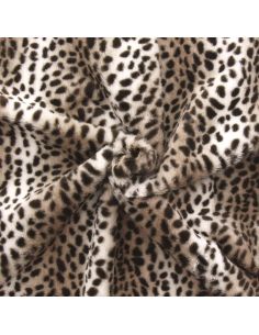 Tissu fausse fourrure animal - Guépard