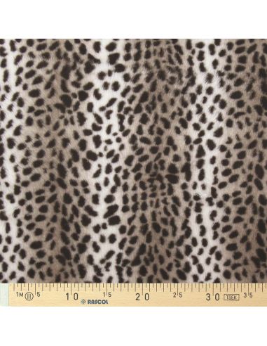 Tissu fausse fourrure animal - Guépard