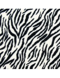 Tissu fausse fourrure animal - Zèbre 2